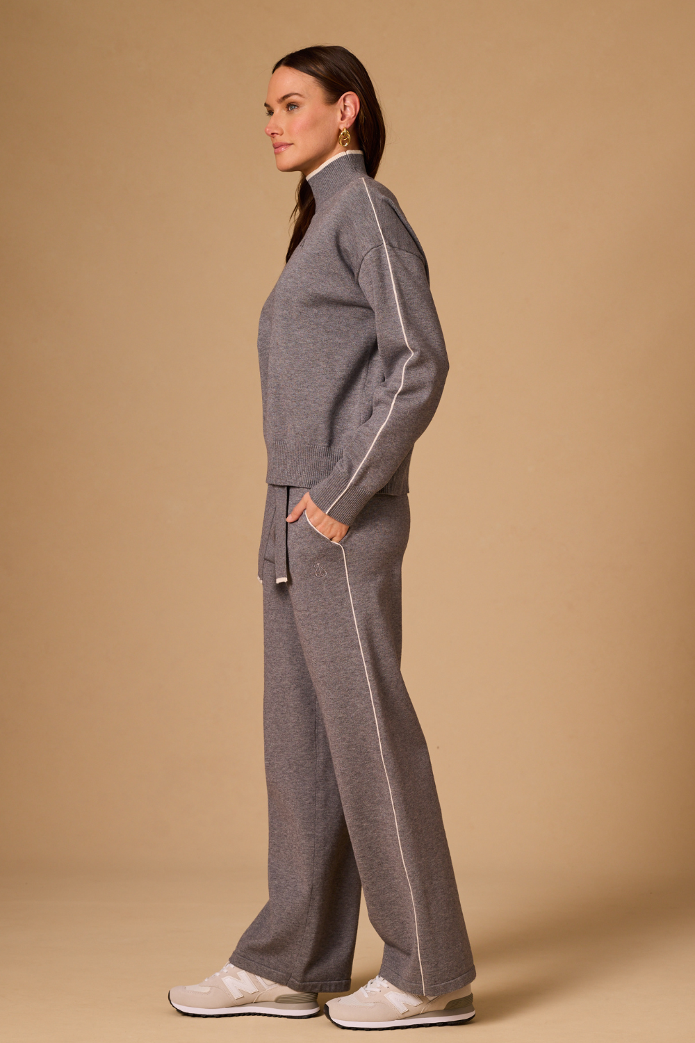 Framed Knit Pant
