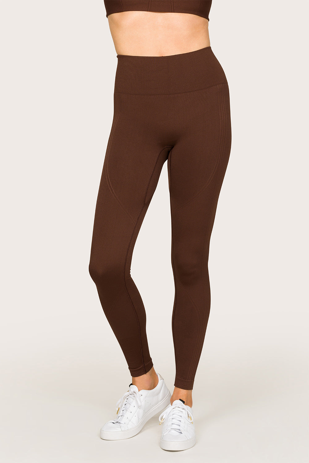 Alala women's seamless leggings in brown