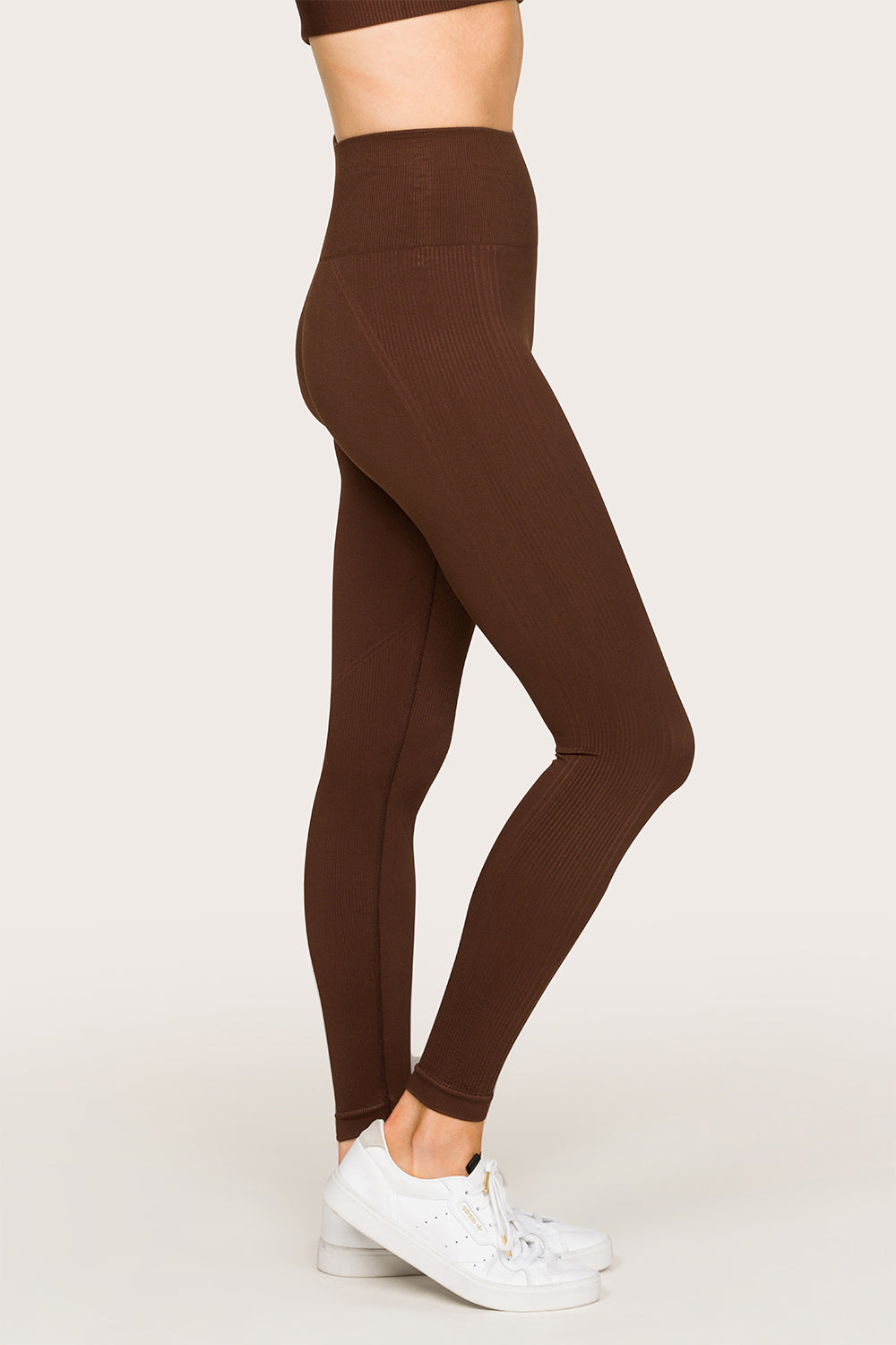 Alala women's seamless leggings in brown