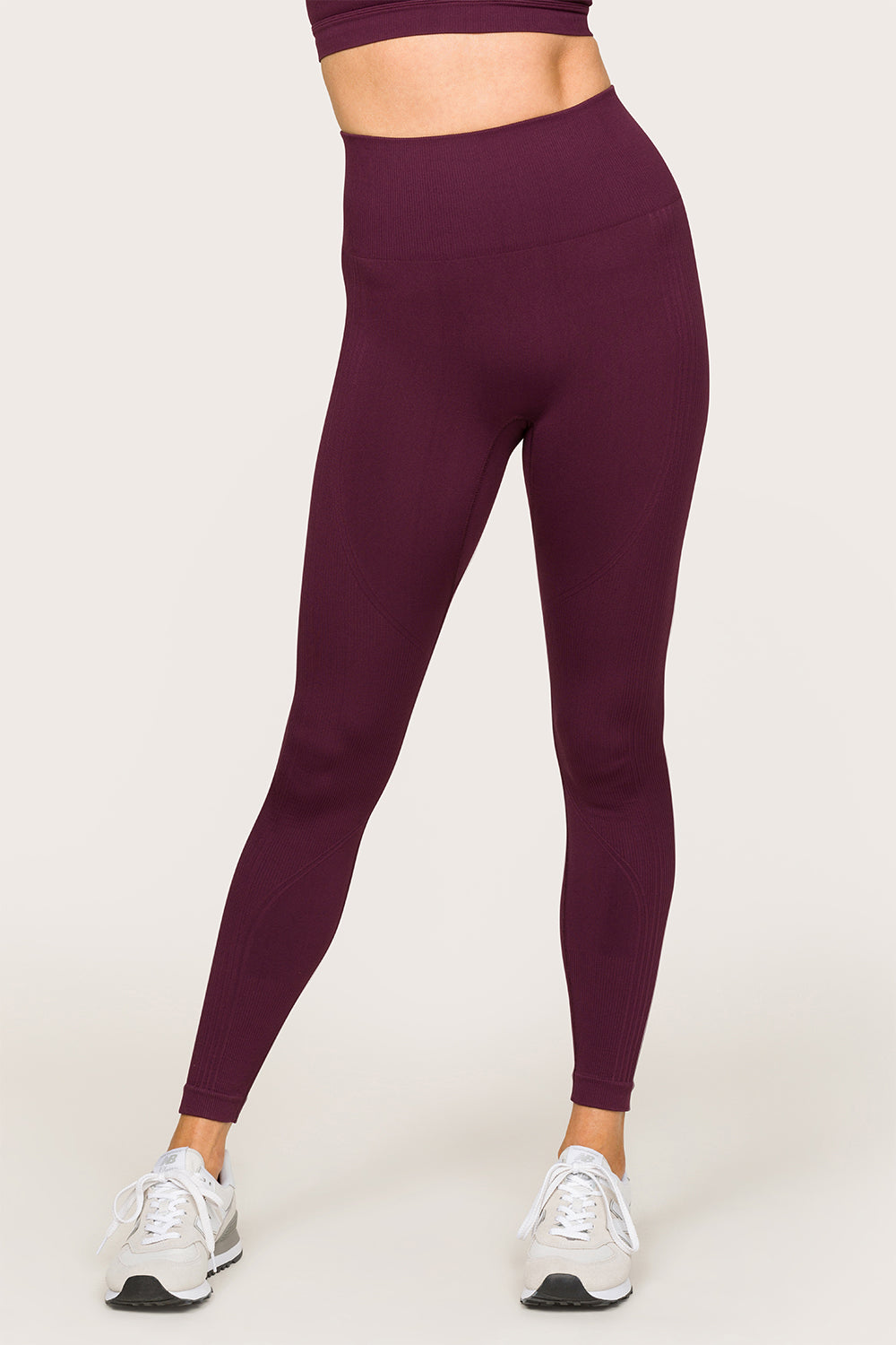 Alala women's seamless leggings in dark purple