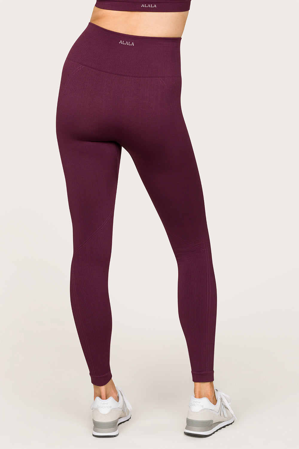 Alala women's seamless leggings in dark purple