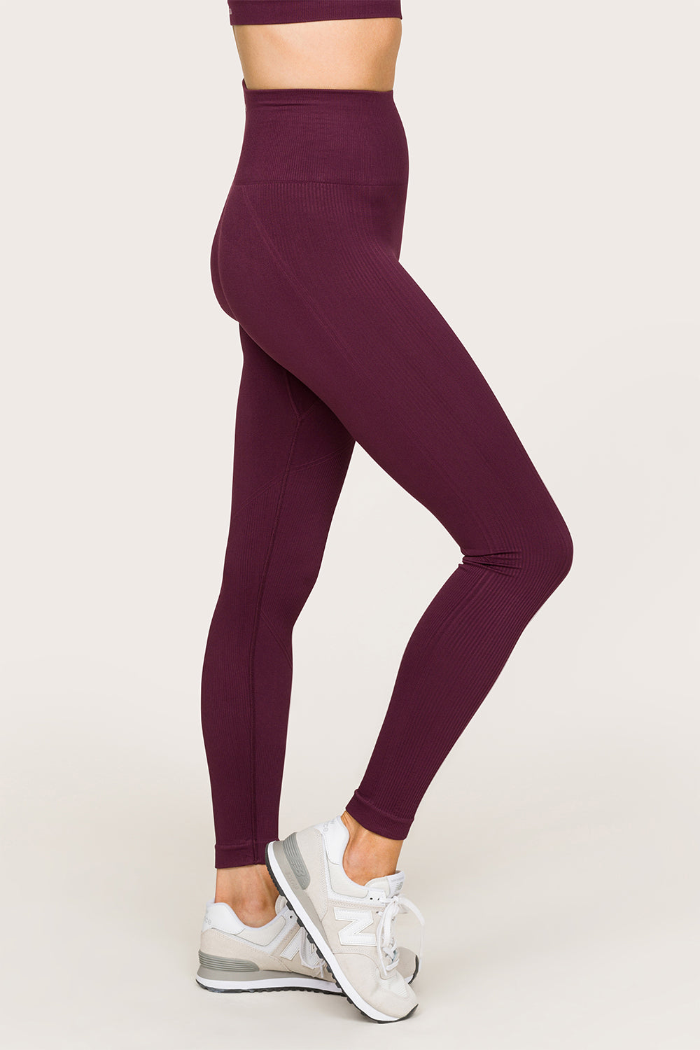 Alala women's seamless leggings in dark purple