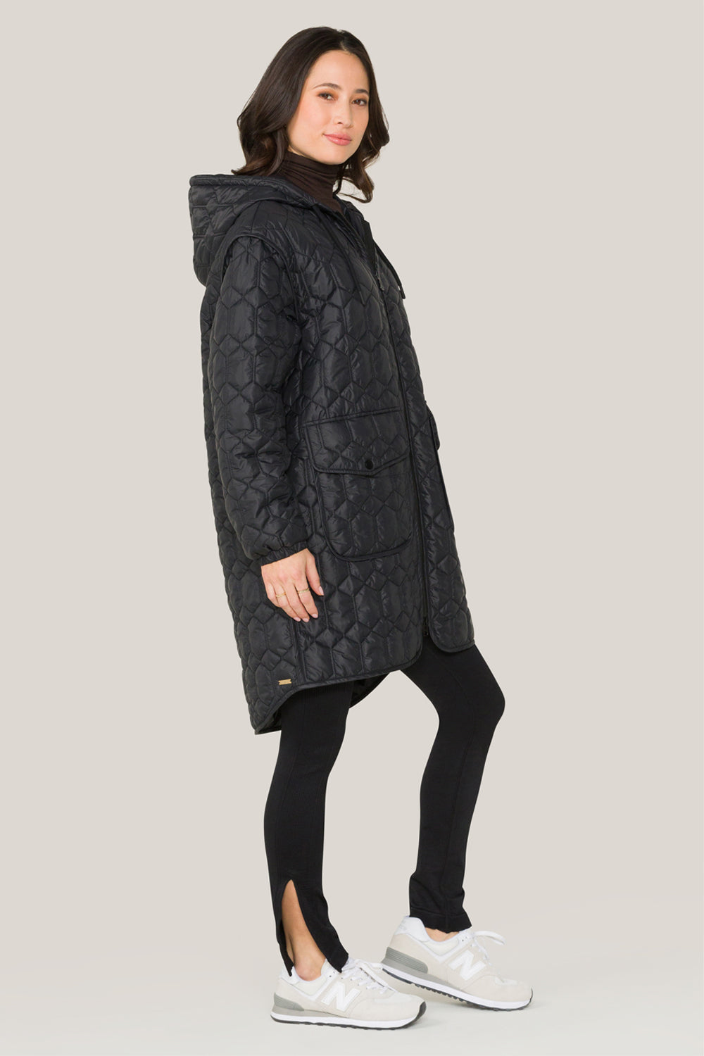 Alala women's quilted jacket in black