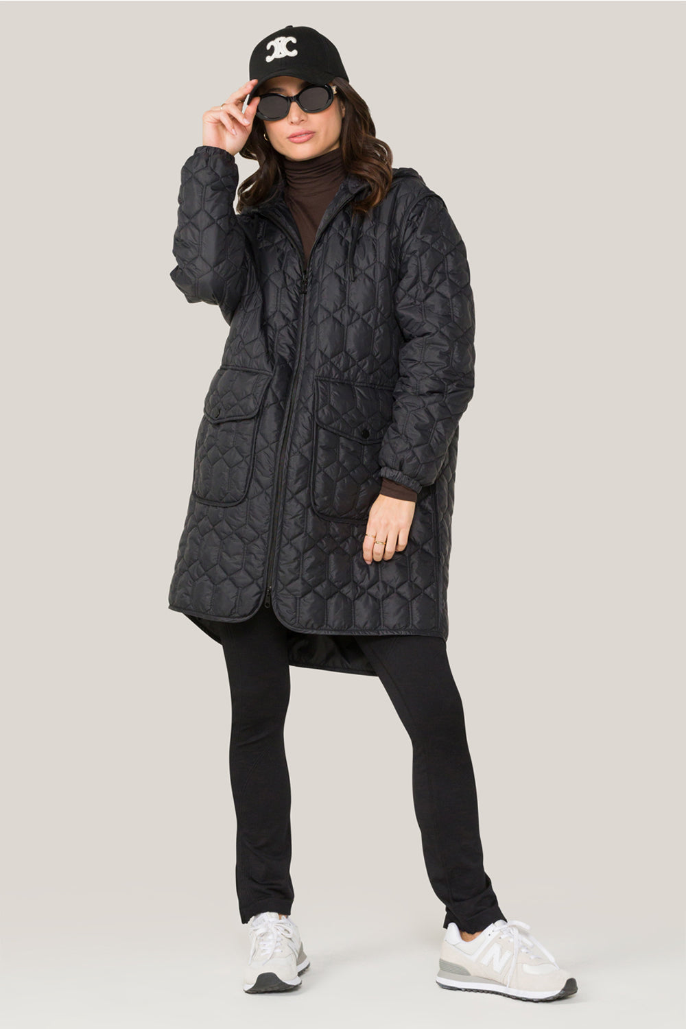Alala women's quilted jacket in black