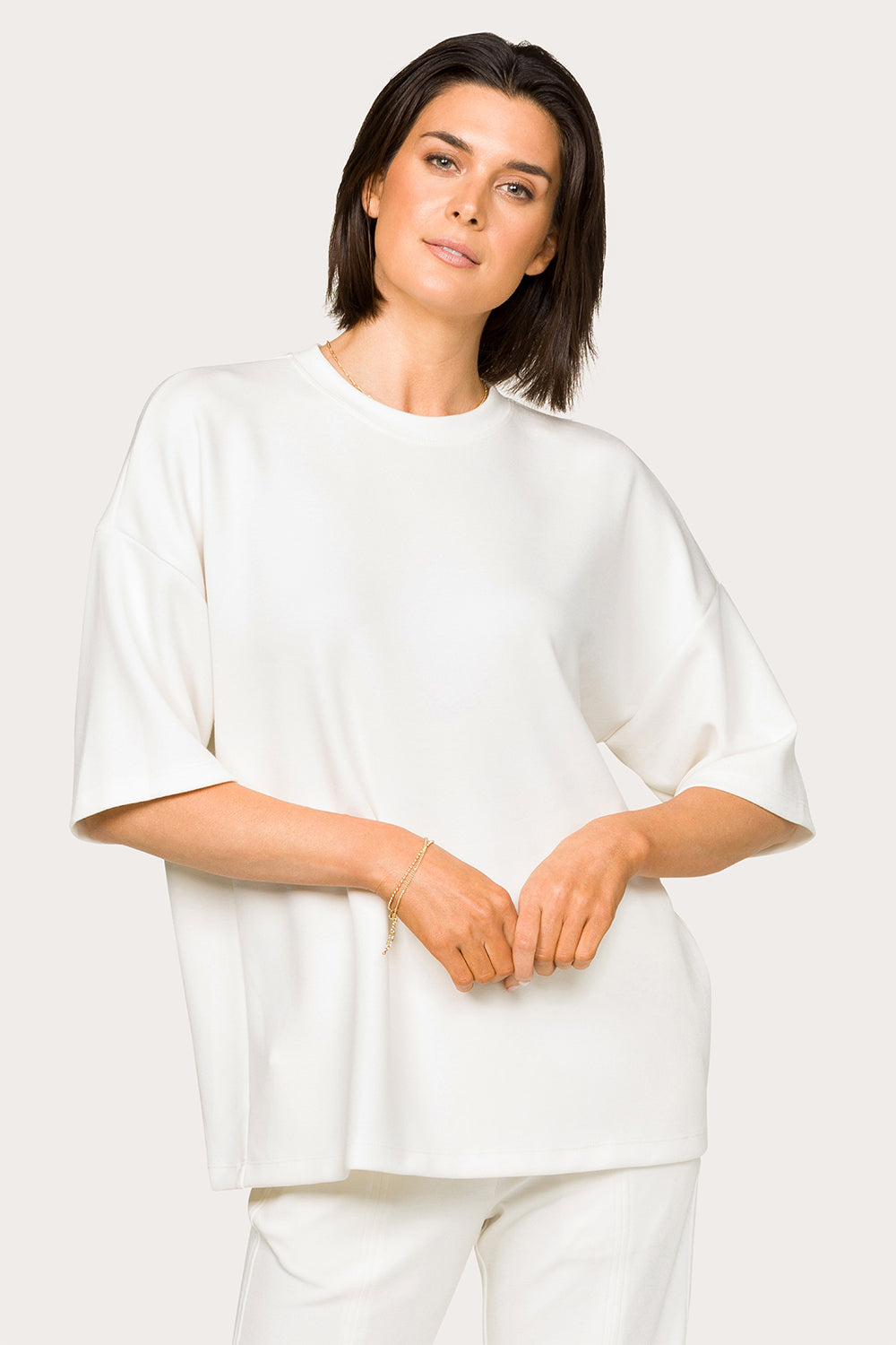 Alala women's soft oversized t-shirt in white