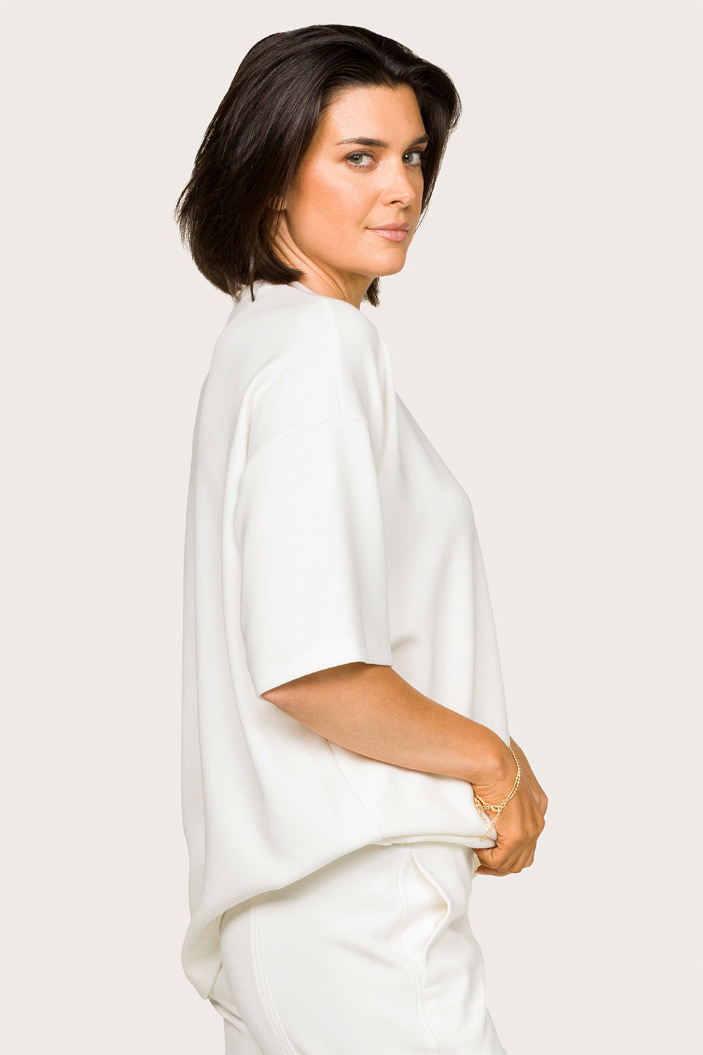 Alala women's soft oversized t-shirt in white