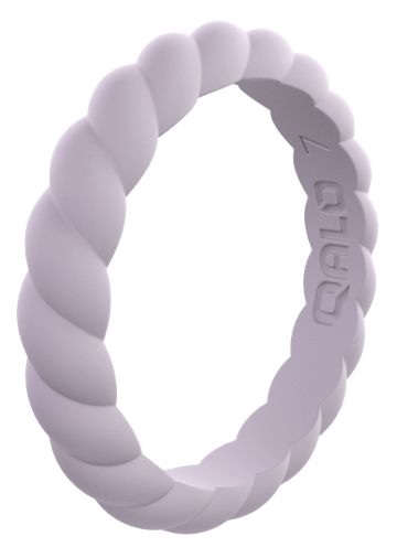 Qalo Stackable Twist Silicone Ring