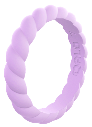 Qalo Stackable Twist Silicone Ring