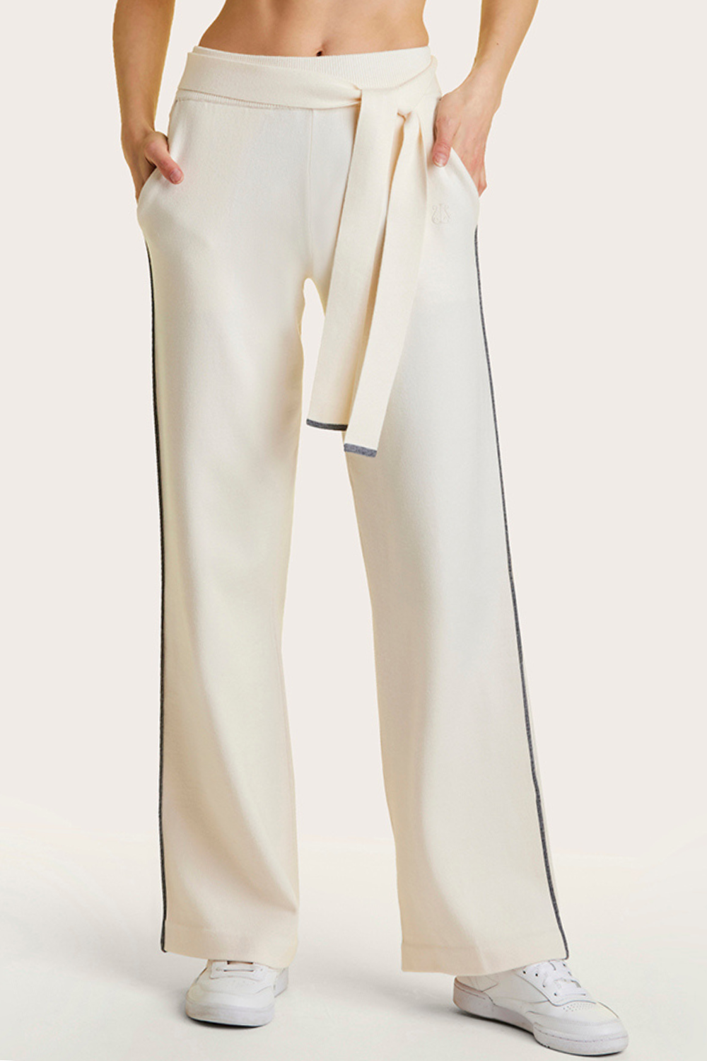 Alala women's knit pant in white