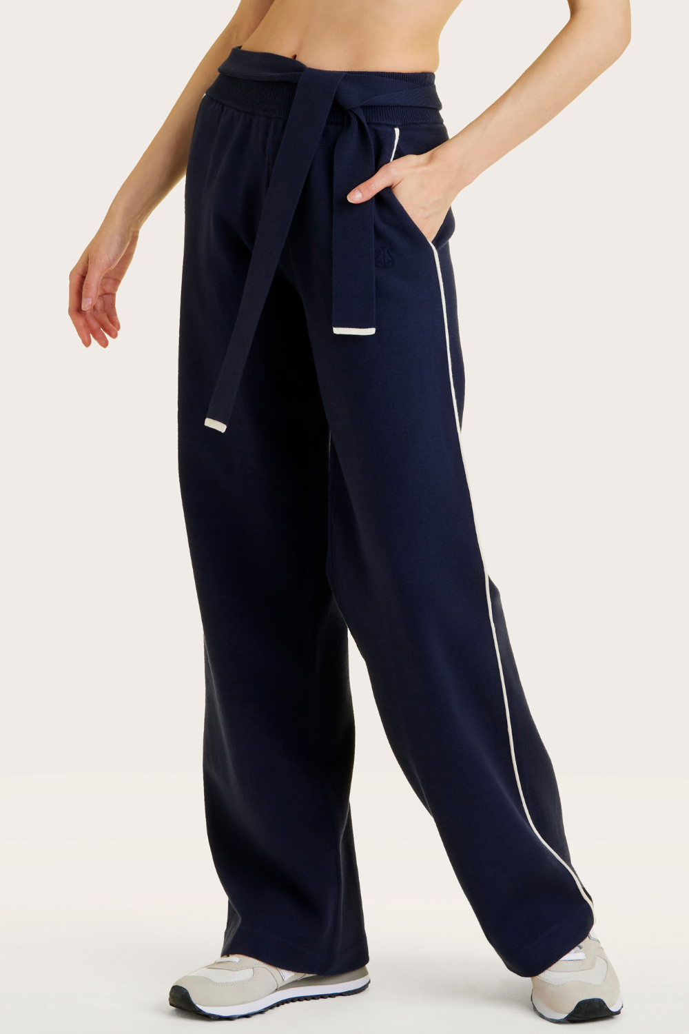 Alala women's knit pant in navy