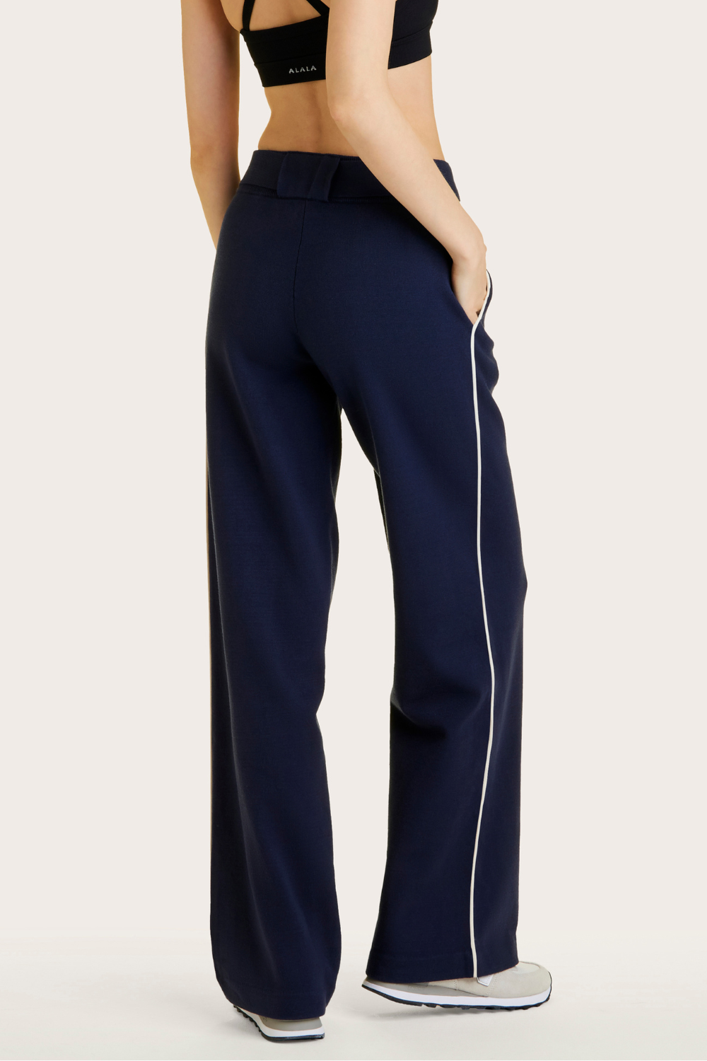 Alala women's knit pant in navy