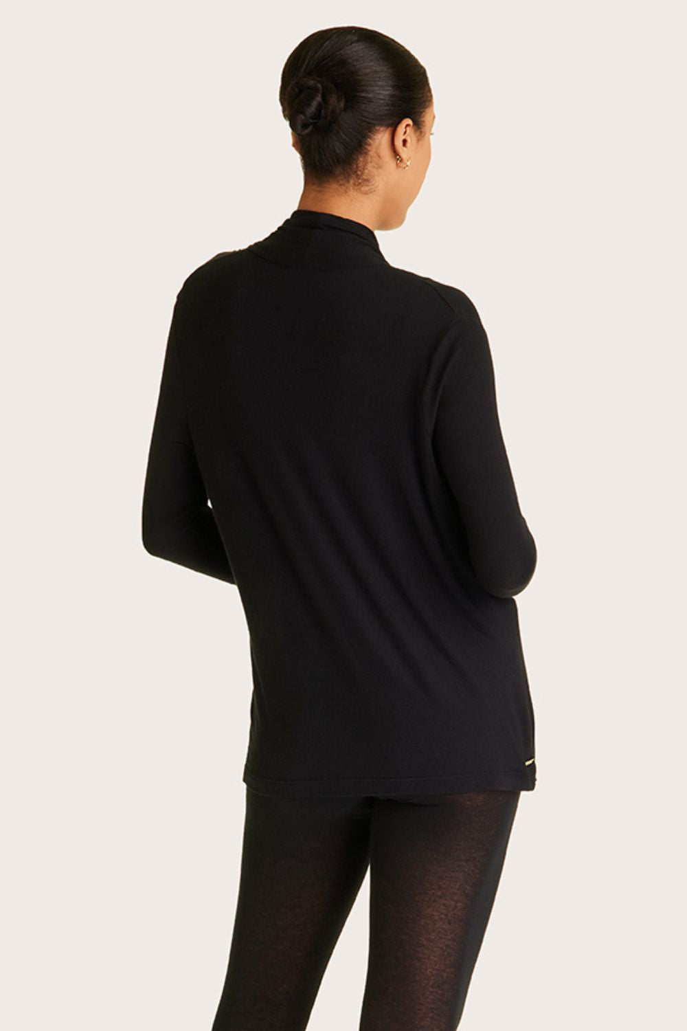 Alala women's cashmere open cardigan in black