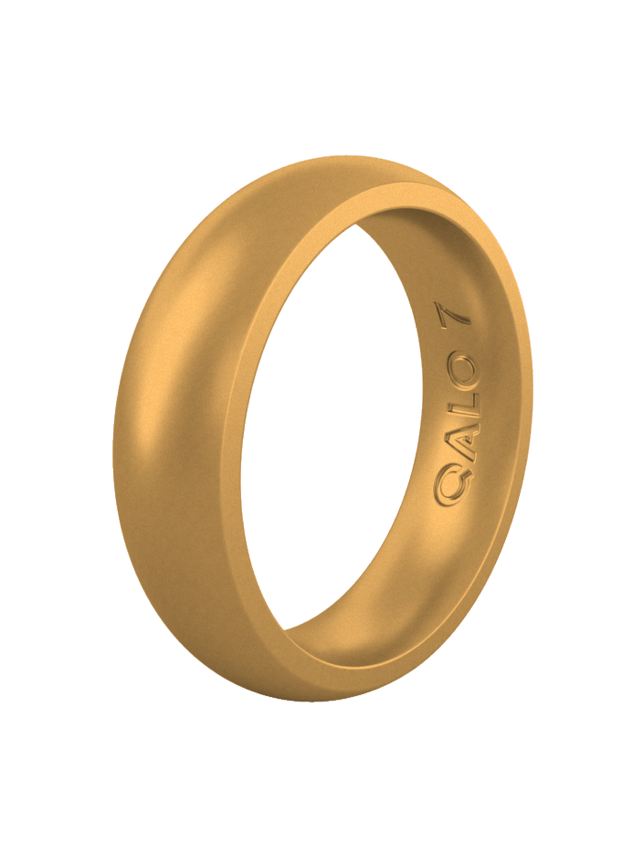 Qalo Metallic Classic Silicone Ring