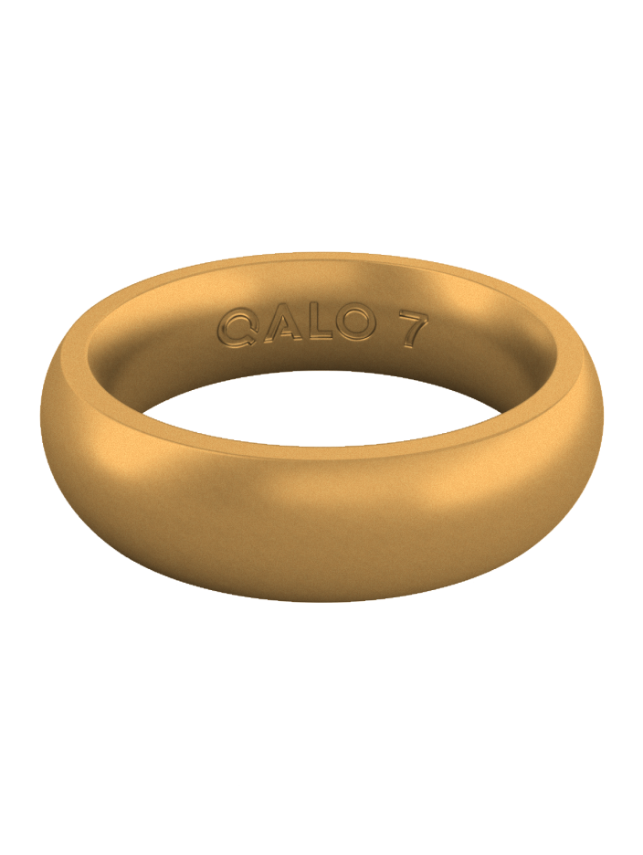 Qalo Metallic Classic Silicone Ring