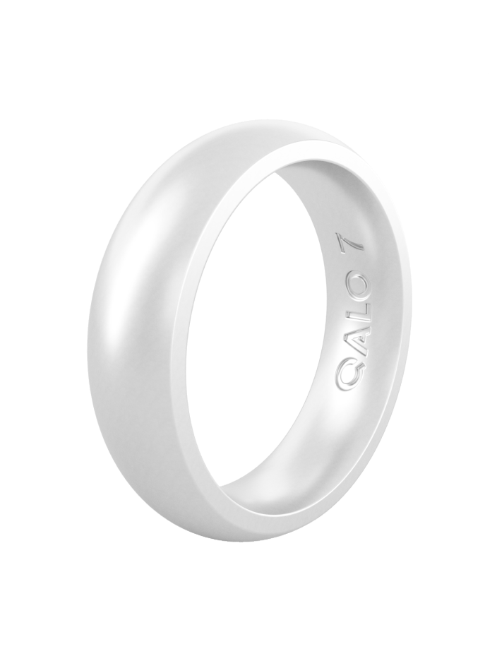 Qalo Metallic Classic Silicone Ring