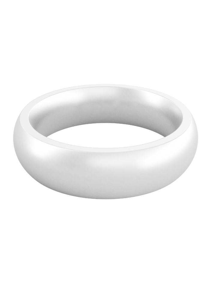 Qalo Metallic Classic Silicone Ring