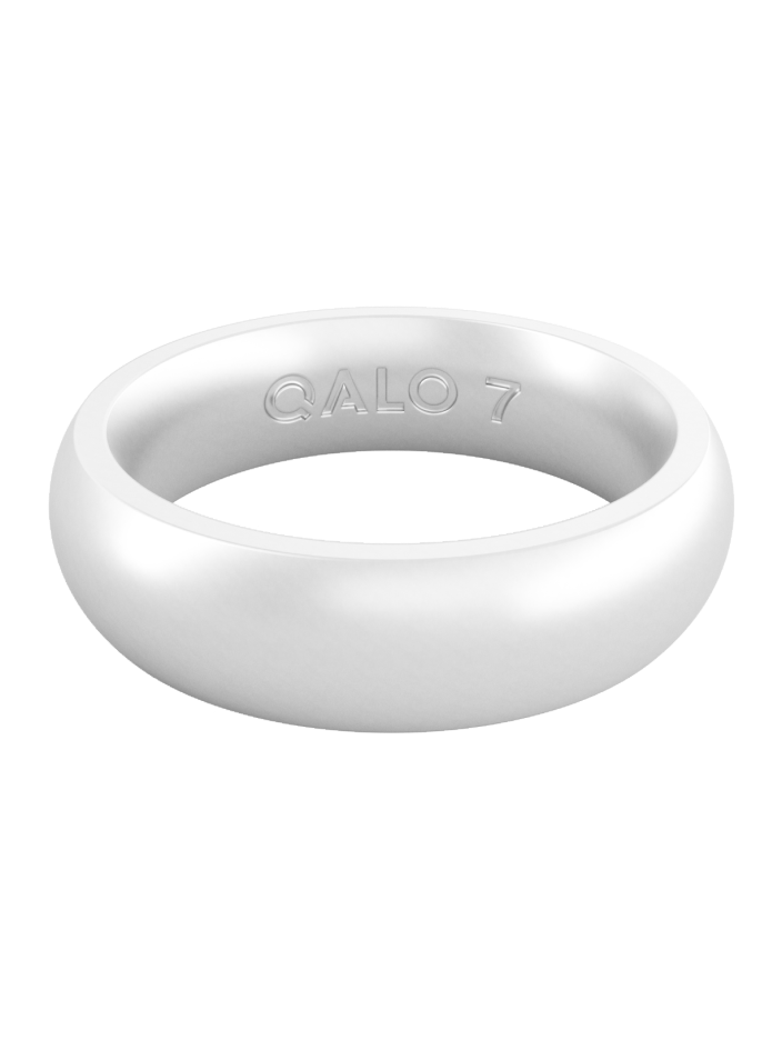 Qalo Metallic Classic Silicone Ring