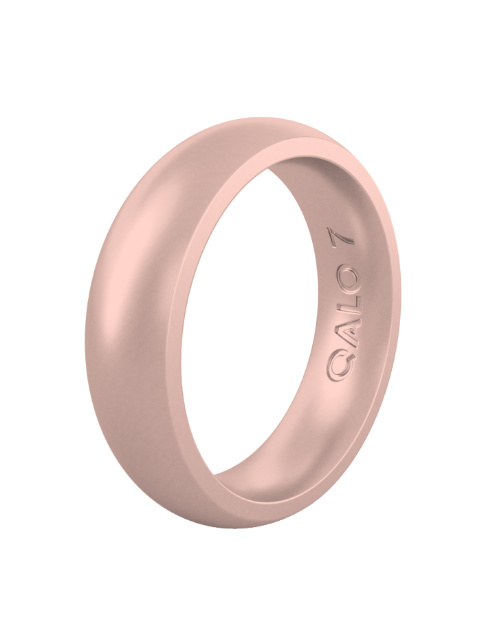 Qalo Metallic Classic Silicone Ring