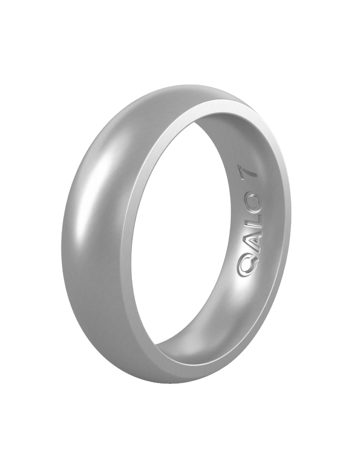 Qalo Metallic Classic Silicone Ring