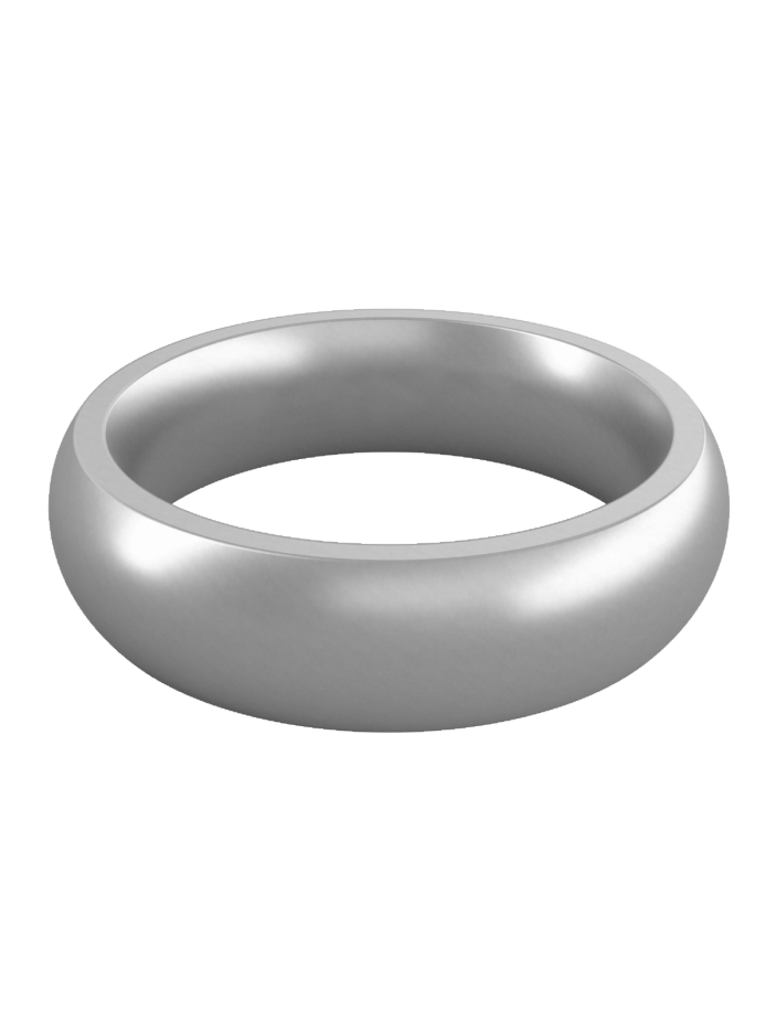 Qalo Metallic Classic Silicone Ring