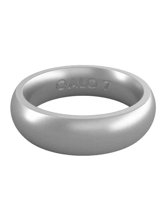 Qalo Metallic Classic Silicone Ring