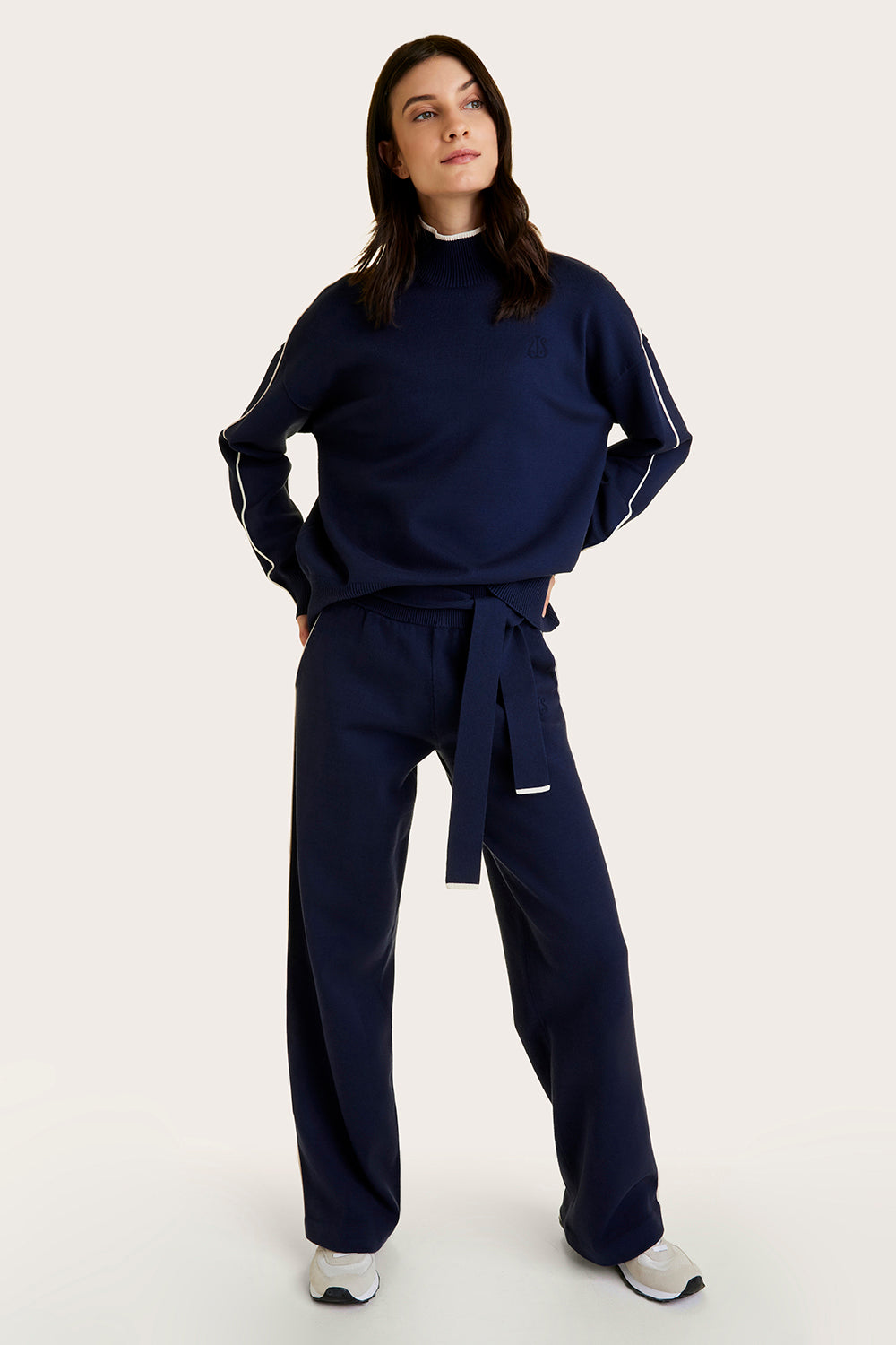 Alala women's knit pant in navy