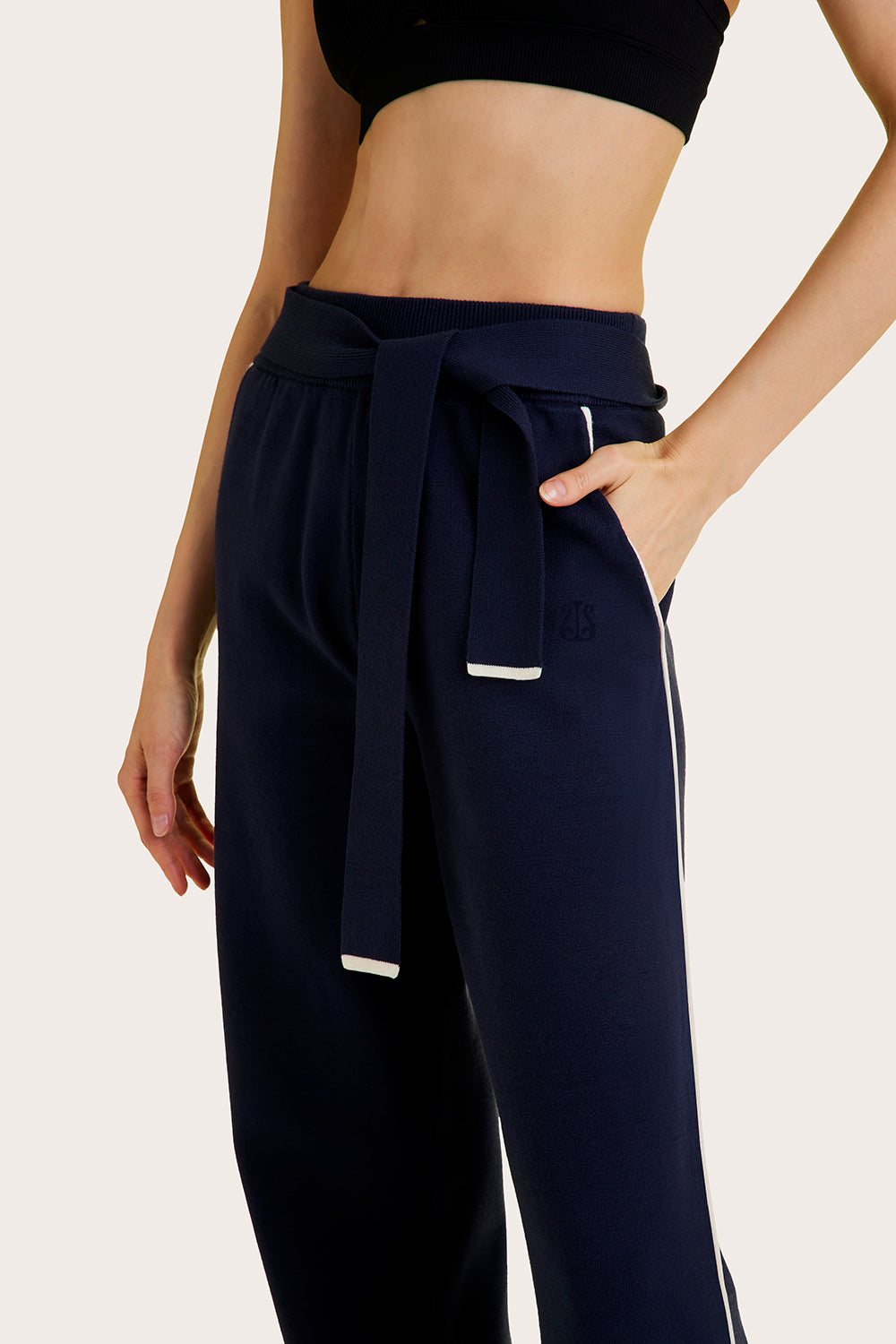 Alala women's knit pant in navy