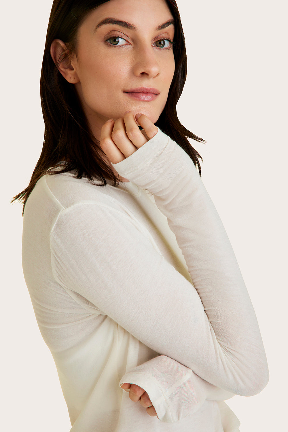 Cashmere Long Sleeve Crew