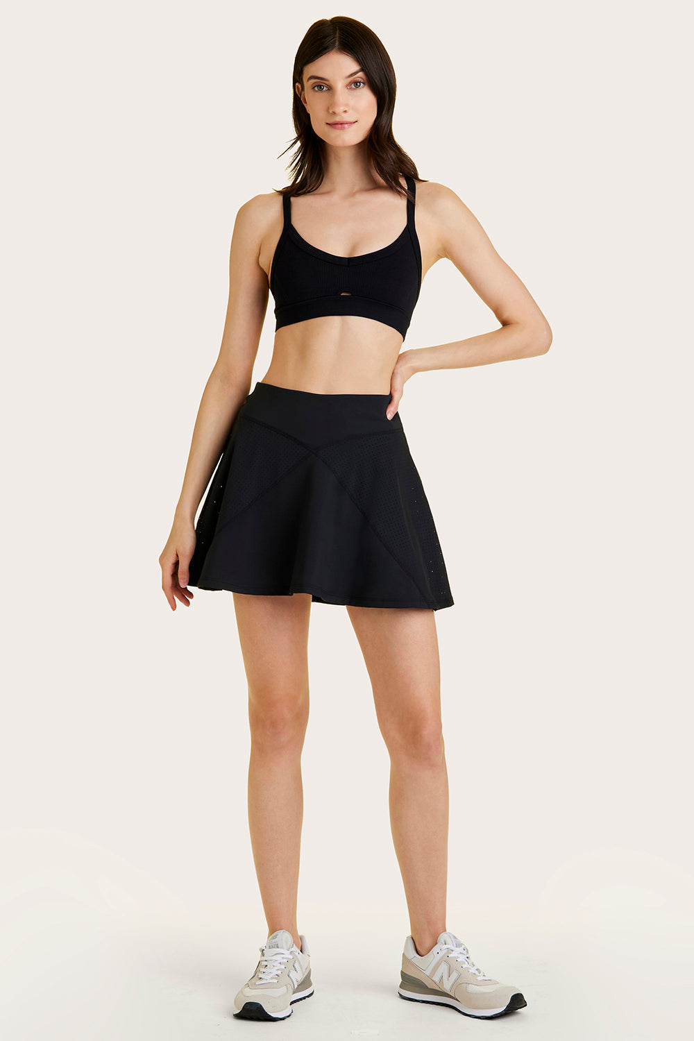 Alala women's black tennis skort