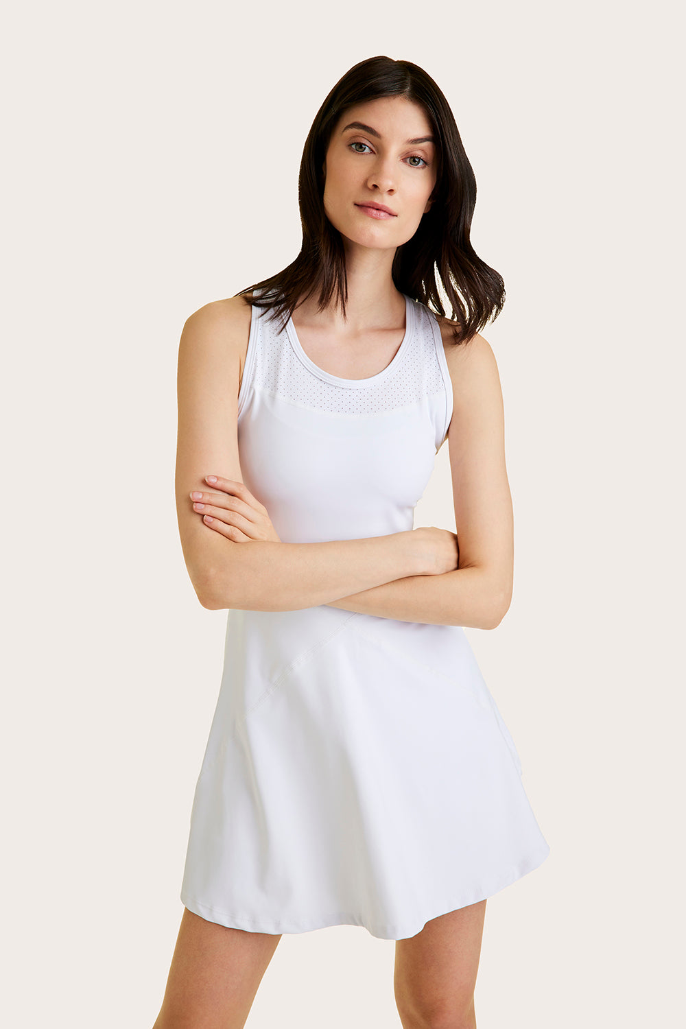 Alala women's tennis dress in white