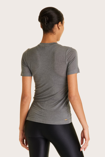 Alala women's Washable Cashmere Tee in grey