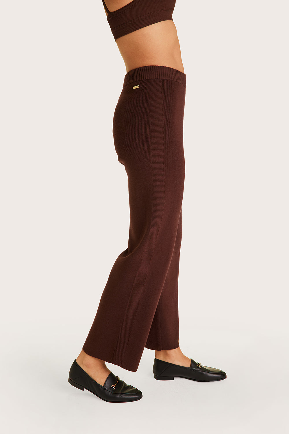 Alala women's knit pant in brown