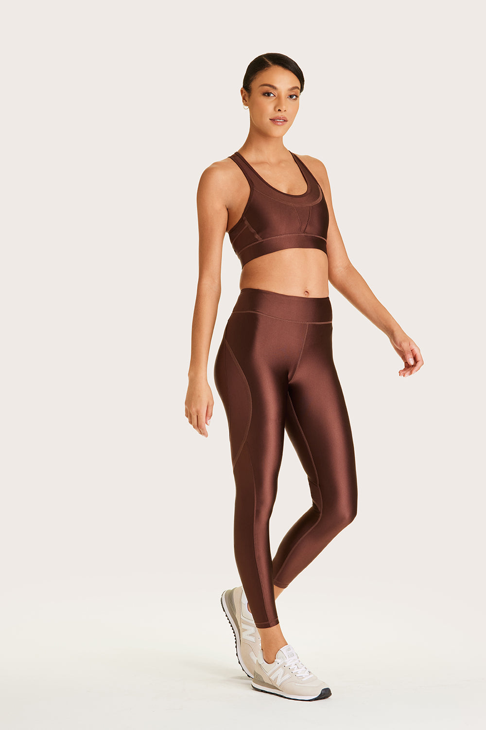 Alala women's shiny brown legging