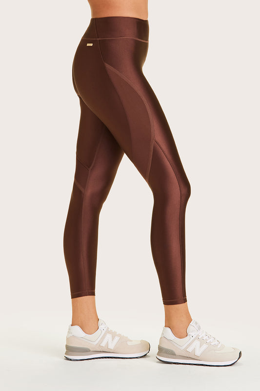 Alala women's shiny brown legging