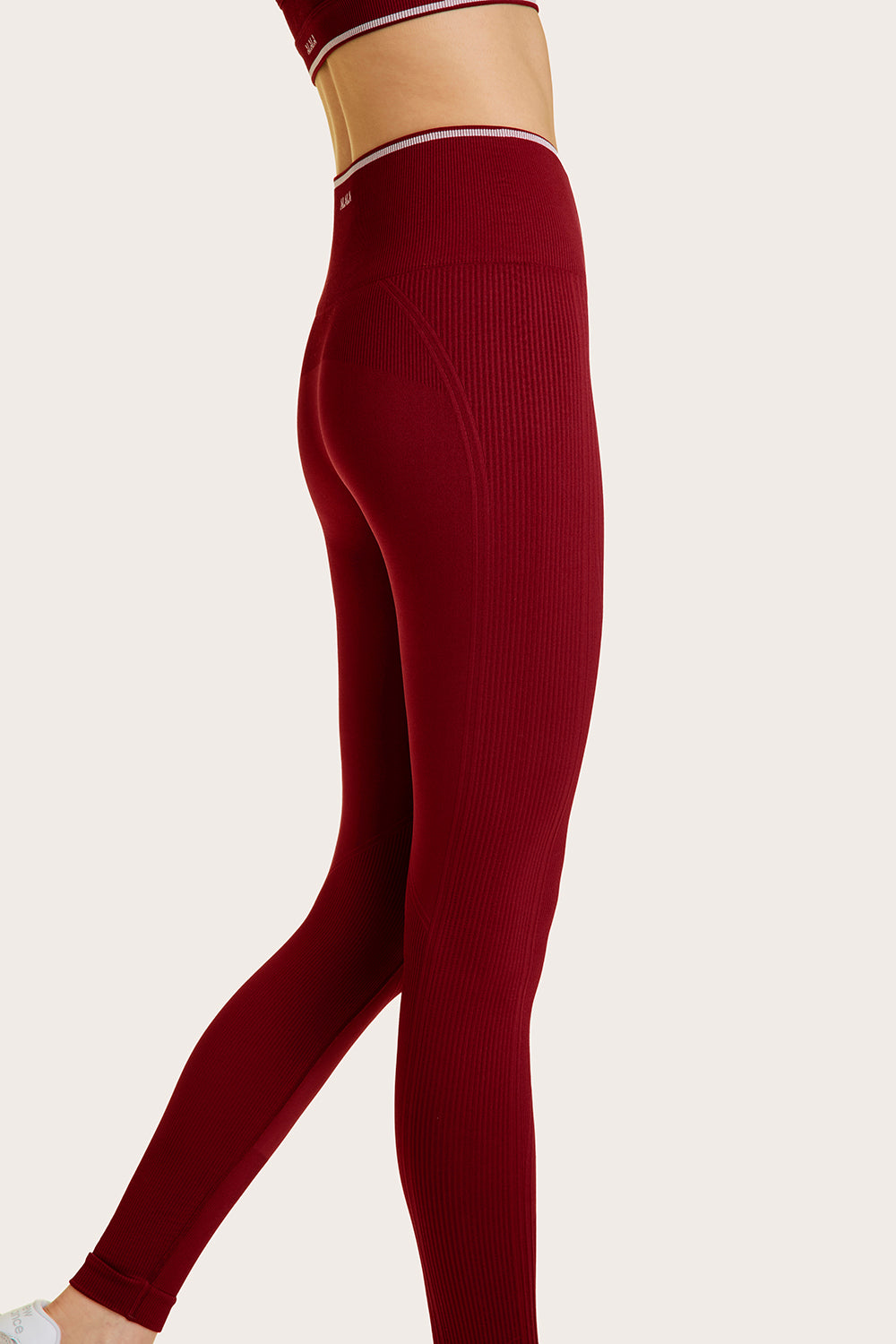 Alala women's seamless leggings in dark red