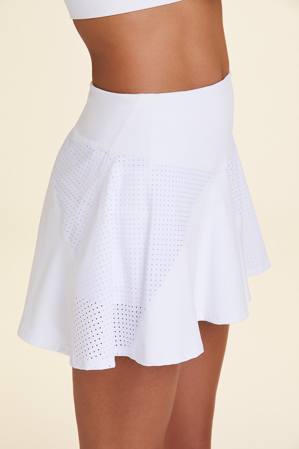 Alala Rally Skort in White