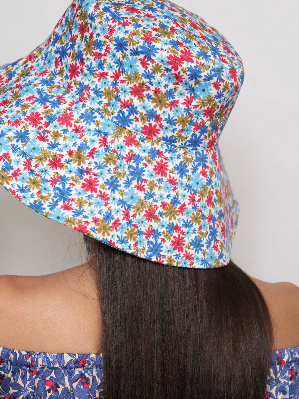 Barriére Daisy Print Sun Hat