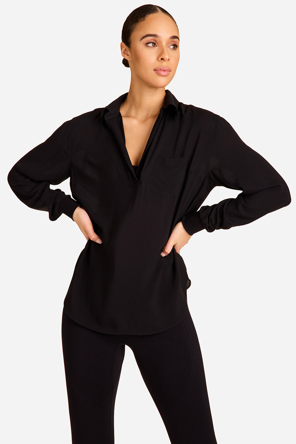 Alala women's Diana top in black