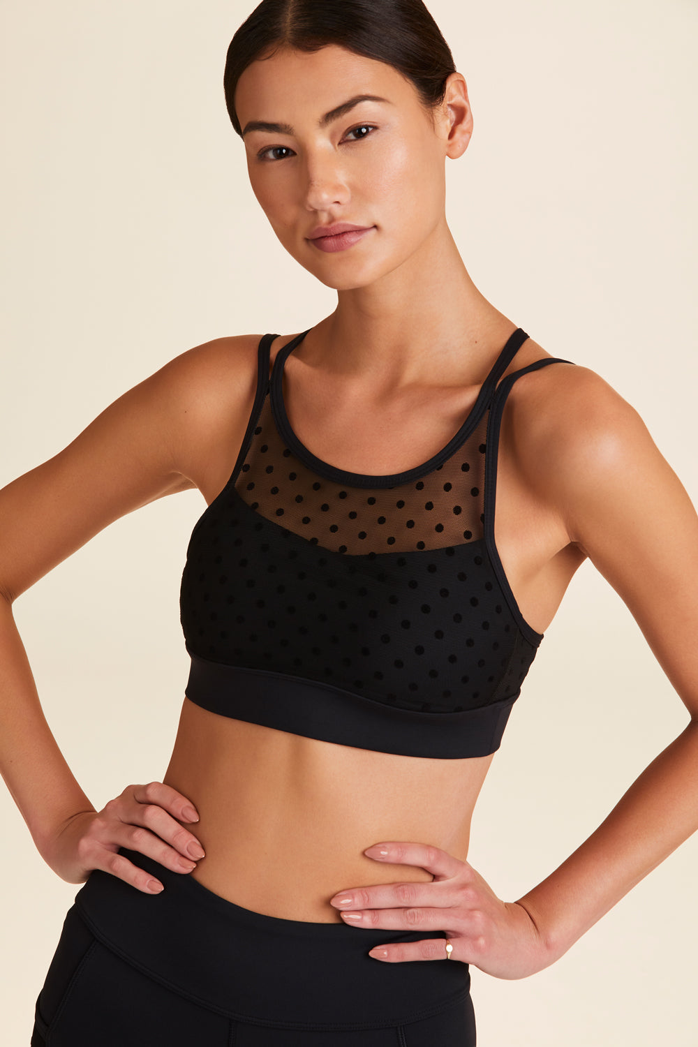 Alala Mirage Cami Bra in tulle dot