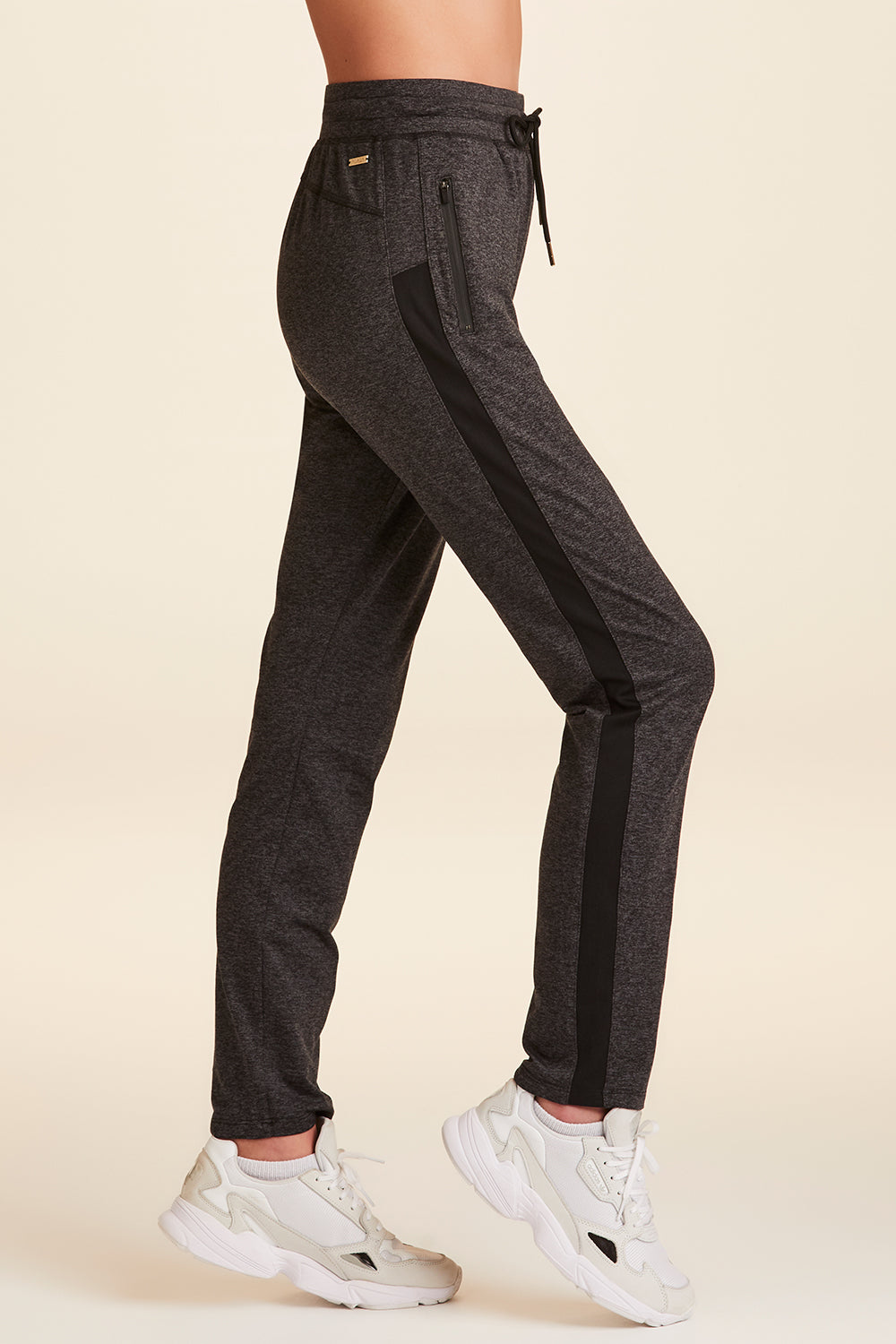 Cozy Track Pant Soft Grey Gym Pants Athleisure Pants Alala