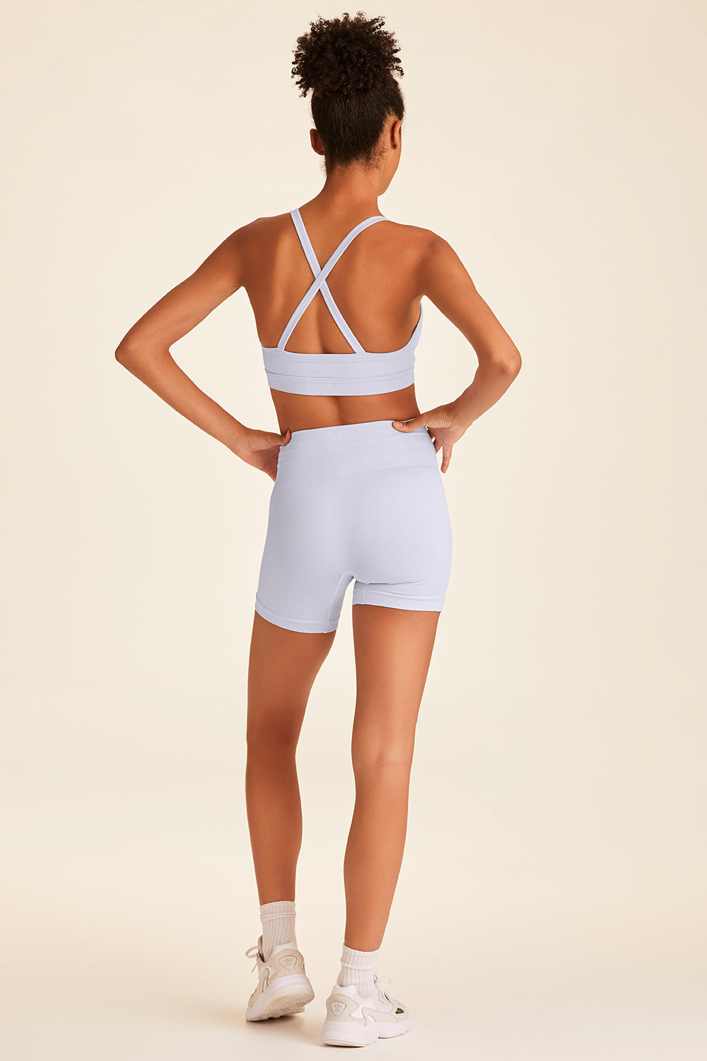 Alala Barre Seamless Short in Baby Blue for women