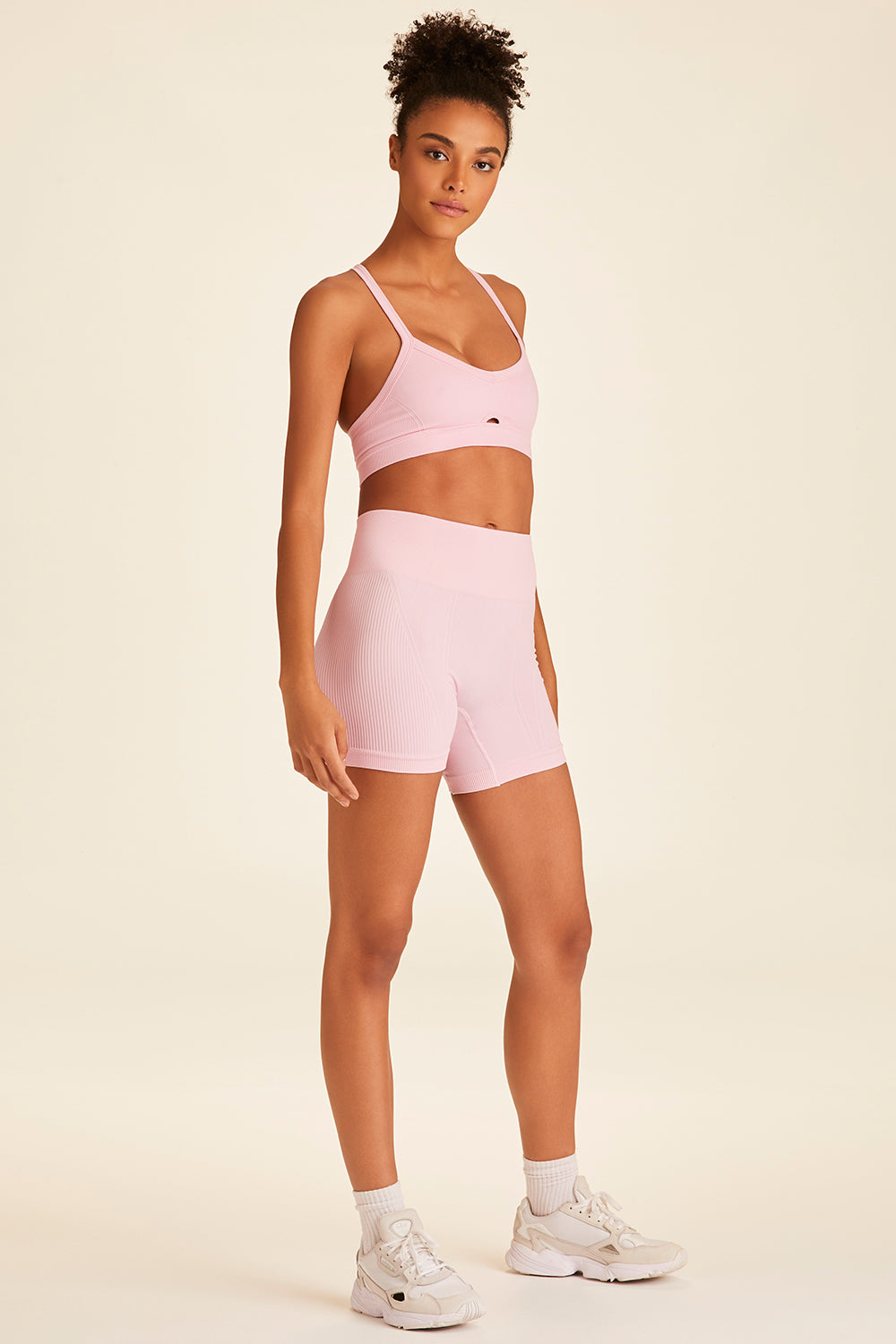 Alala Barre Seamless Short in Powder Pink for women