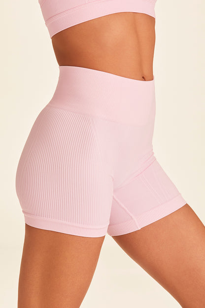Alala Barre Seamless Short in Powder Pink for women