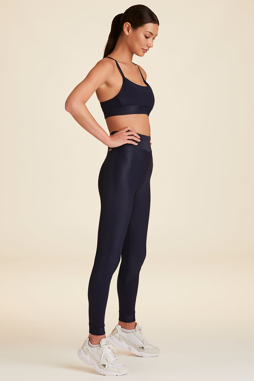 Alala women's raya rib tight in navy