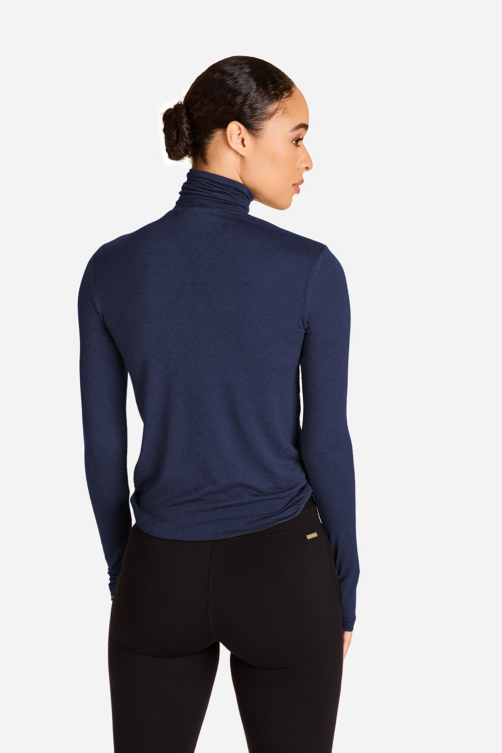Alala washable cashmere turtleneck in navy