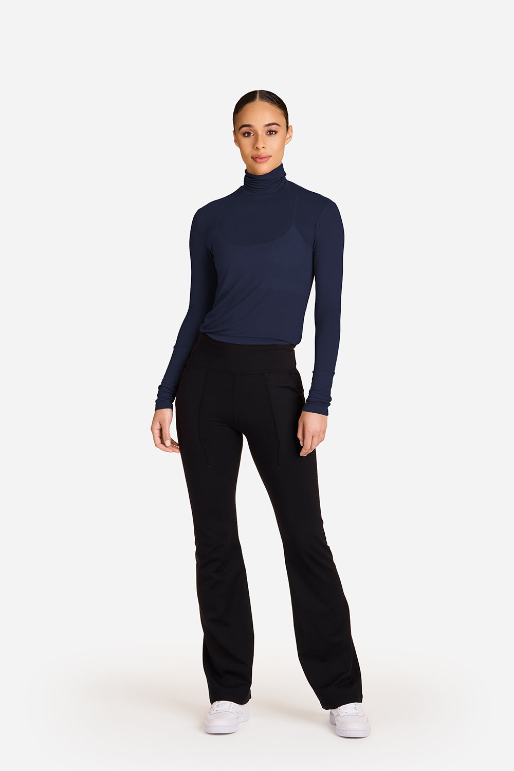 Alala washable cashmere turtleneck in navy
