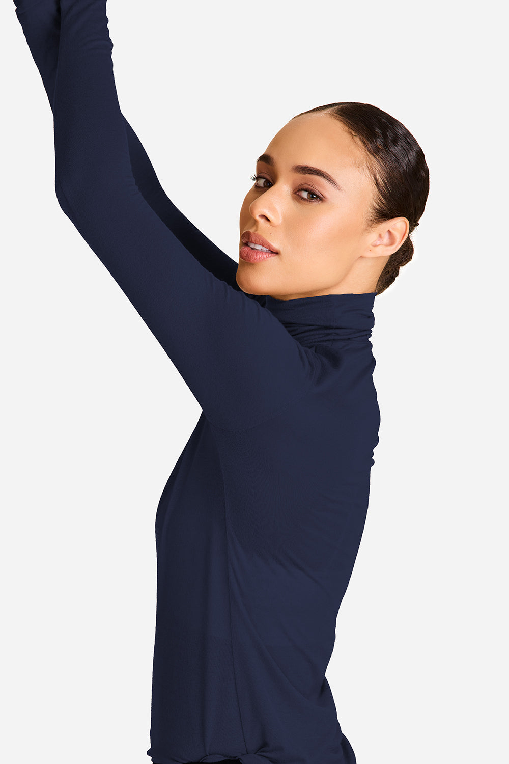Alala washable cashmere turtleneck in navy