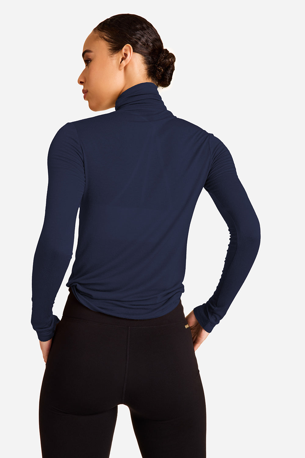 Alala washable cashmere turtleneck in navy