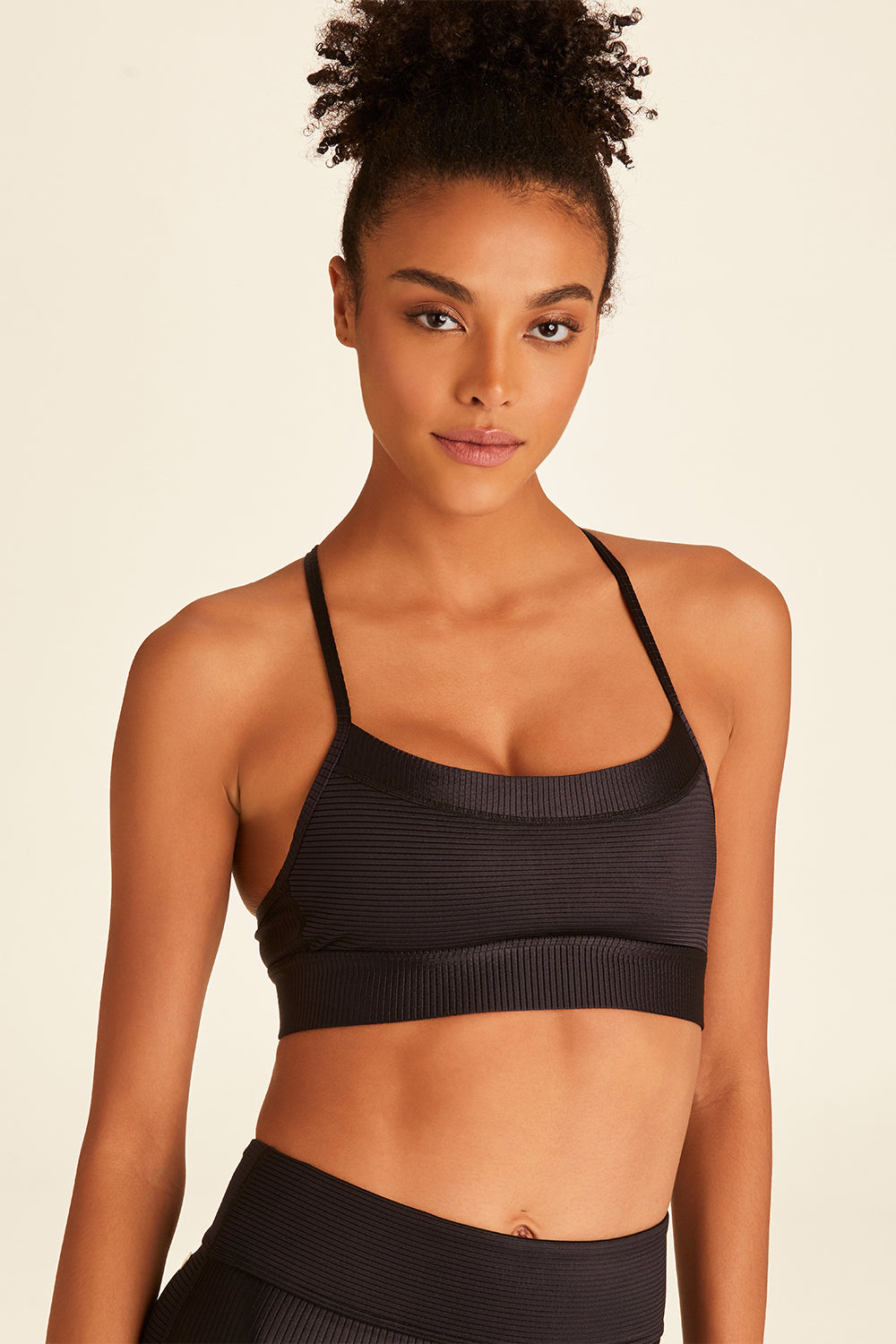 Alala Raya Rib Bra in Black