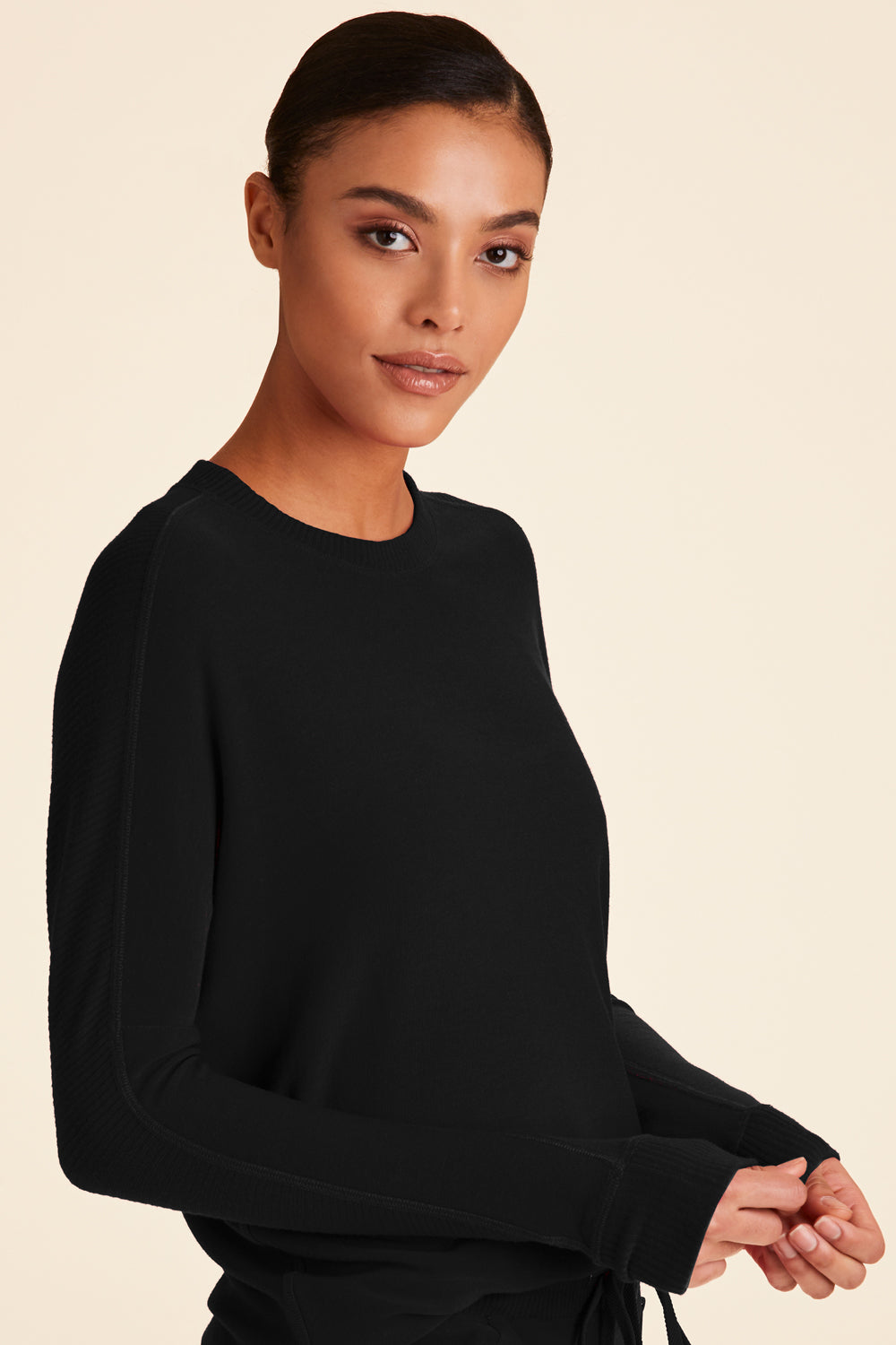 Alala women's rise sweatshirt in black